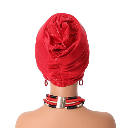 ¡Turbante Auto Gele para Mujeres Africanas! 🌟 Potencia tu estilo con elegancia y comodidad. ¡Destaca donde sea!