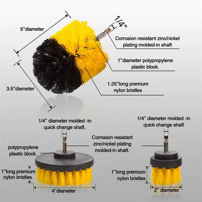 Kit de Cepillos Eléctricos EAFC: Limpieza Potente y Eficiente