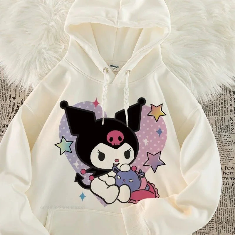 Sudadera Infantil Sanrio Kuromi: Moda Casual y Encanto 🎀