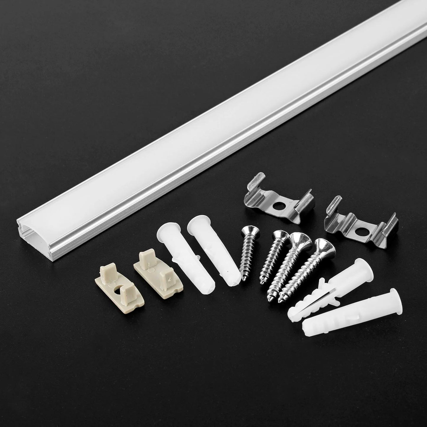 1M Aluminum LED Corner Aluminum Profile Channel Holder Aluminum Channel Led Light Strips for Under Cabinet Lamp Kitchen Closet