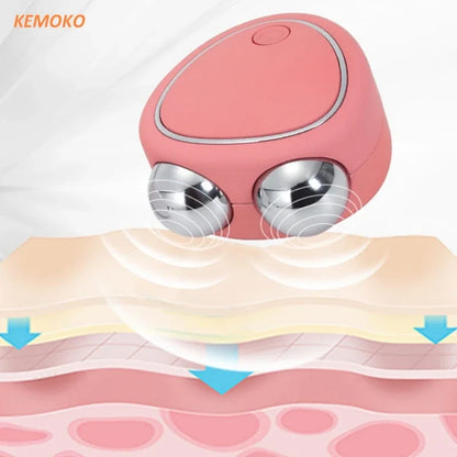 Rodillo Levantador de Rostro Eléctrico Kemoko: Microcorriente, Vibración Sónica, Masaje Facial Portátil