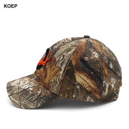 Gorro de Béisbol Camuflaje Jungle de KOEP con Bordado de Ciervos 3D 🦌