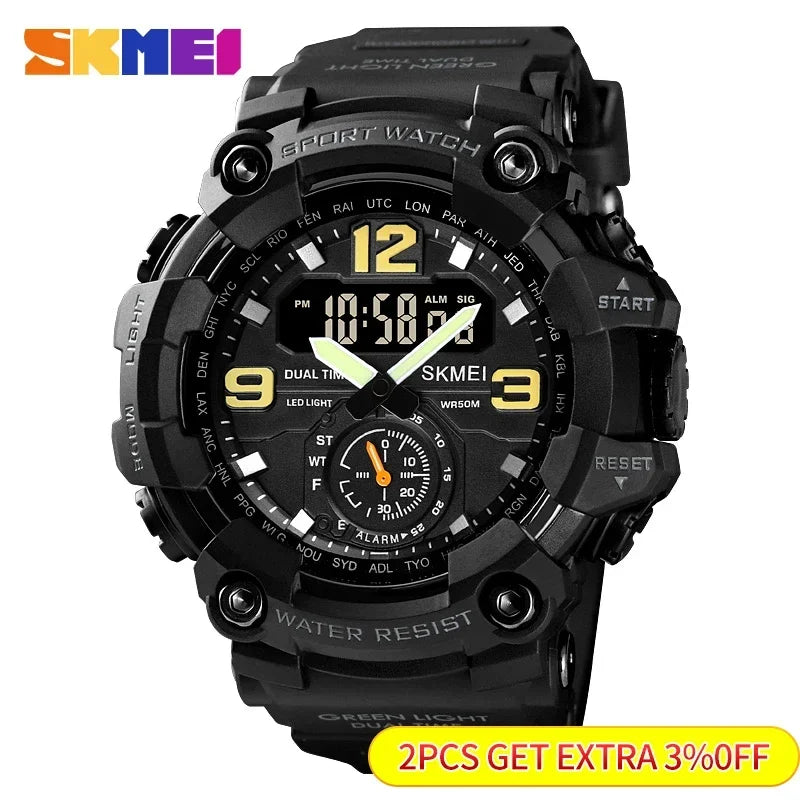 Reloj Deportivo SKMEI Dual Movement 3 Time para Hombres