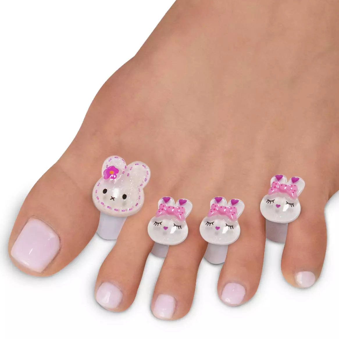 Set de 8 Separadores de Dedos (Conejitos) - Herramienta de Pedicura de Lujo 🐰