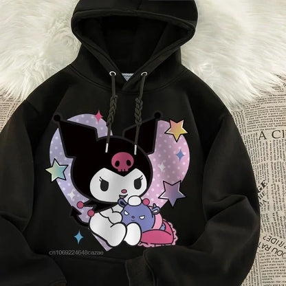 Sudadera Infantil Sanrio Kuromi: Moda Casual y Encanto 🎀