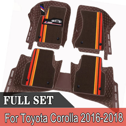 Tapetes de Cuero Impermeables para Toyota Corolla X 2007-2013 🚗