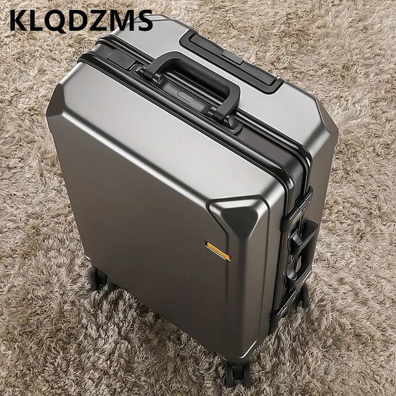 ¡Maleta con Estructura de Aluminio de KLQDZMS - Viaja con Estilo y Seguridad!