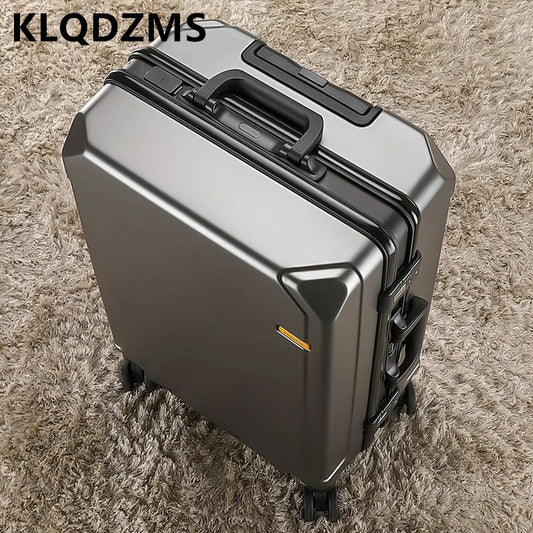 ¡Maleta con Estructura de Aluminio de KLQDZMS - Viaja con Estilo y Seguridad!