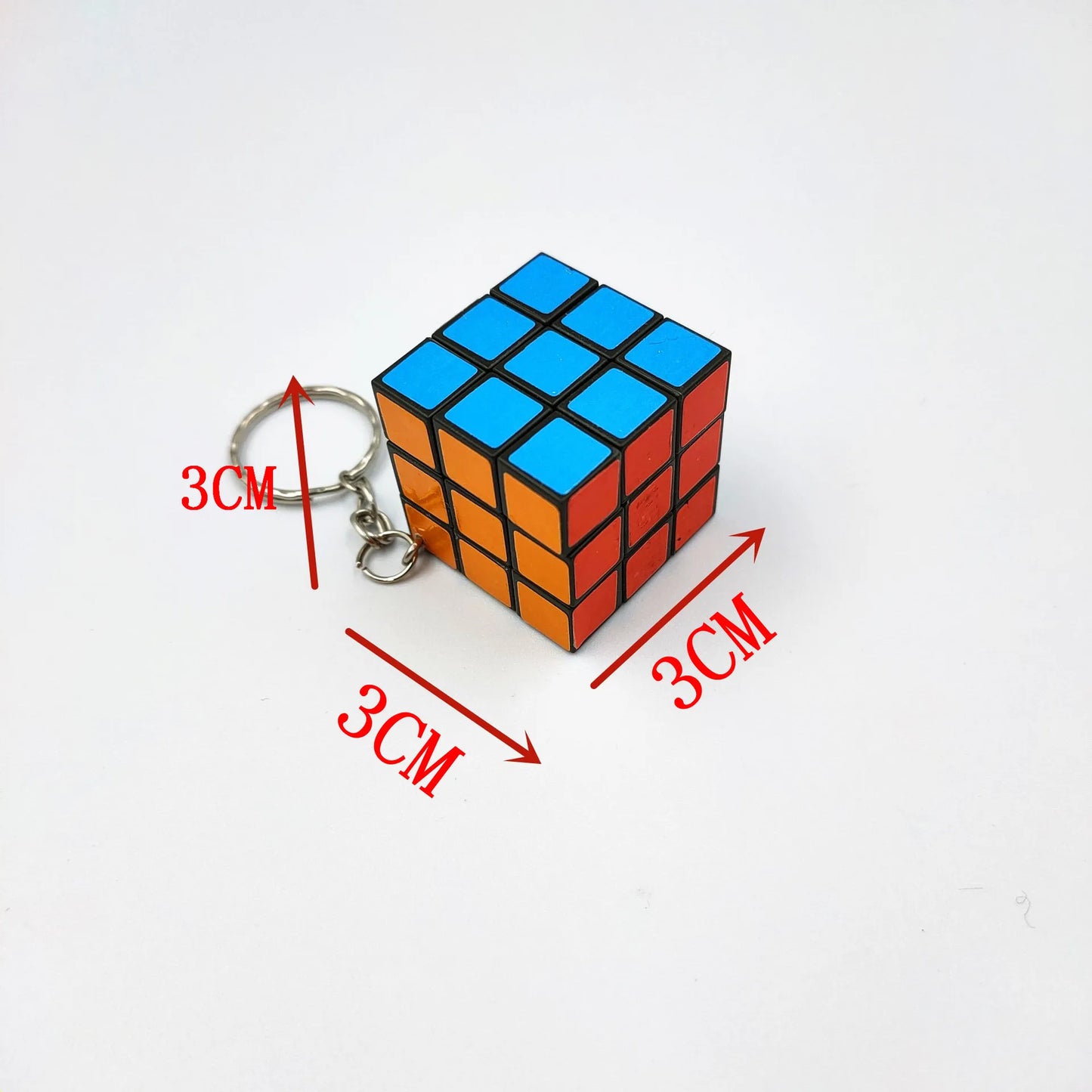 Llavero Mini Cubo Mágico 3x3cm - ¡Diversión y Estilo en tus Manos!