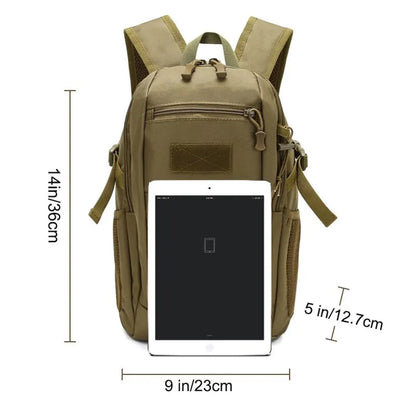 Mochila Táctica Militar Impermeable 15L: ¡Prepárate para la Aventura! 🎒