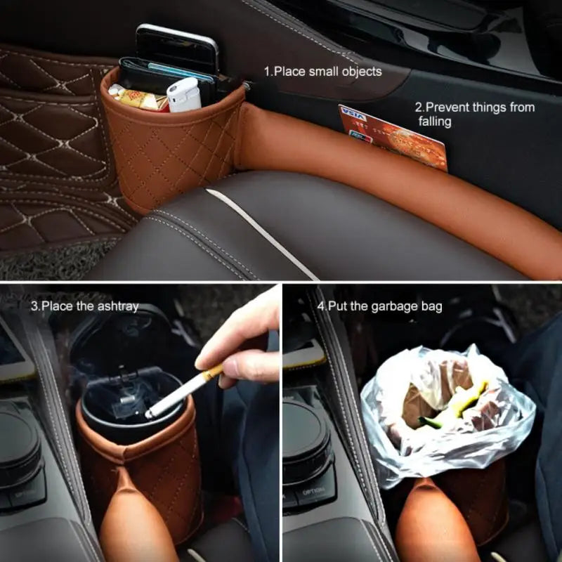 Relleno de Huecos de Asiento de Cuero de SZER - ¡Organiza tu Coche con Estilo! 🚗