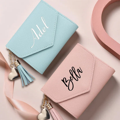 ¡Cartera de Cuero Personalizada para Mujer!