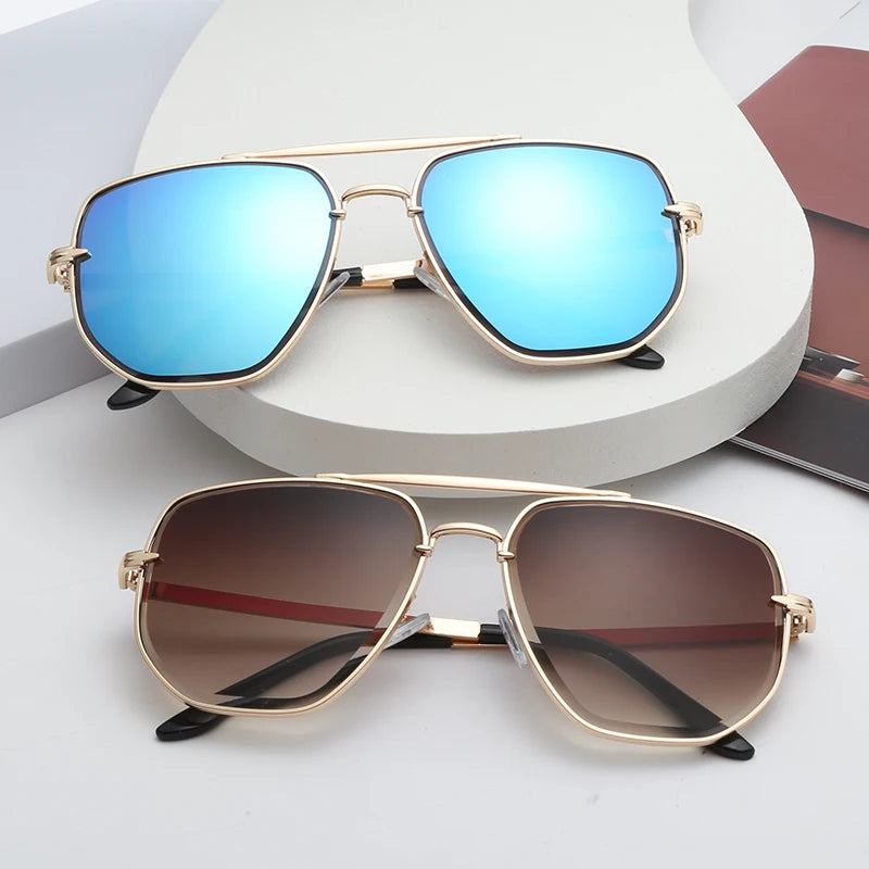 ¡Lentes de Sol AFOFOO TF407: Estilo Vintage y Protección UV400! 🌟 ¡Destaca con estos lentes de diseño audaz! 🕶️