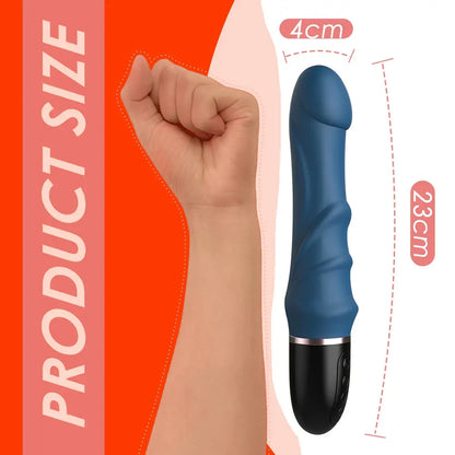 Vibrador de Silicona Suave SEVN - Estimulador G-spot y Clítoris (10 Modos)