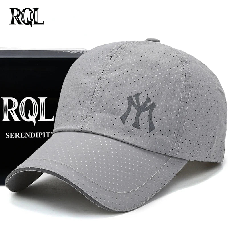 Gorra de Béisbol de Lujo RQL: Protección Solar y Estilo Urbano 🔥