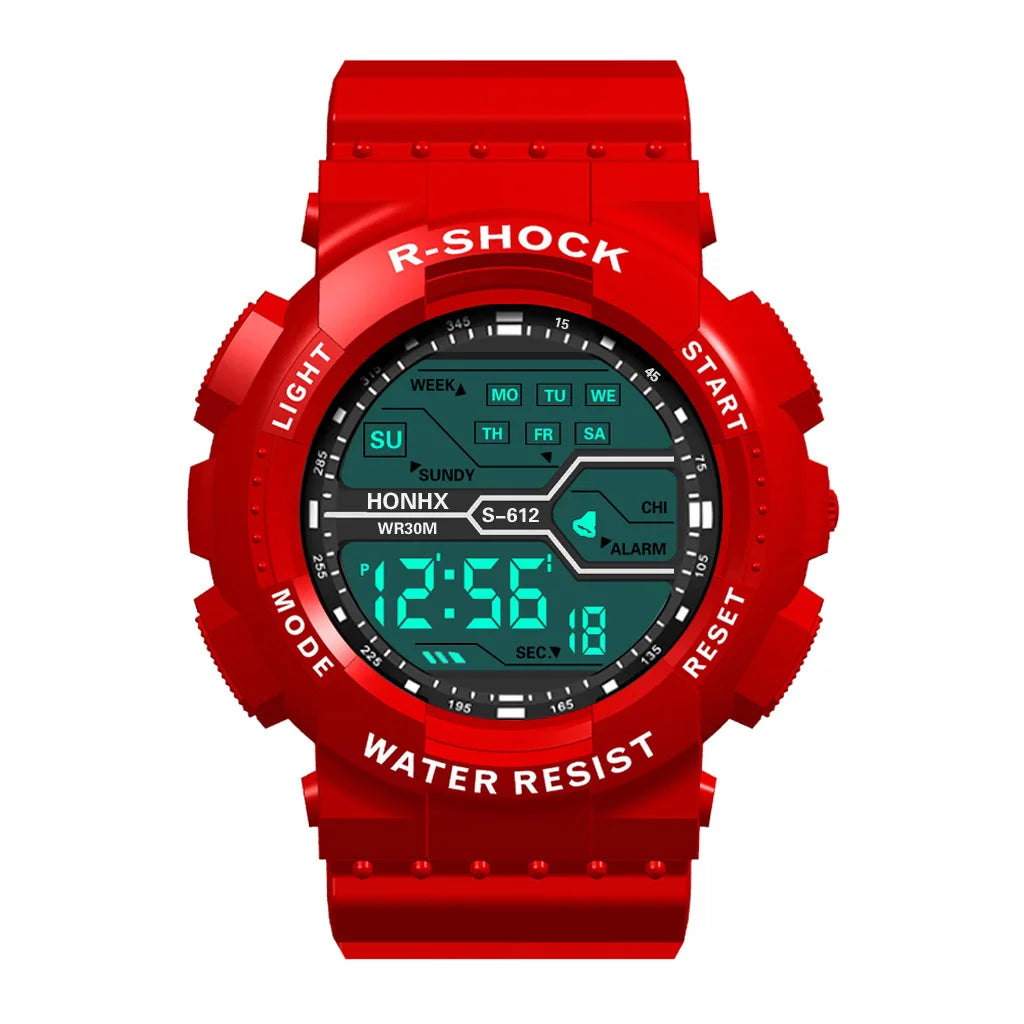 Reloj Deportivo Hombre YIKAZE LED Resistente al Agua 🏃‍♂️