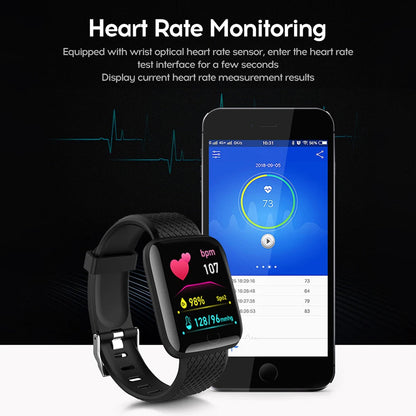 Smartwatch Virwir M12 Pro: Monitor de Actividad Física y Sueño, Bluetooth 5.0, Batería Larga Duración