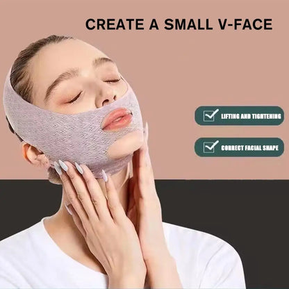 Vendaje Facial V Line Lifting Mask de BREYLEE - ¡Redefine tu Rostro Mientras Duermes!