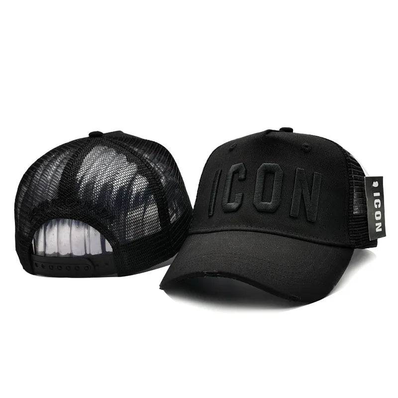 Gorra de Béisbol de Algodón de Alta Calidad con Logo ICON Letter 🧢