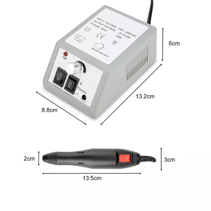 Taladro de Uñas Profesional a 20000RPM con Display de Velocidad y Cuchilla Incluida - Potencia Tu Belleza en Casa