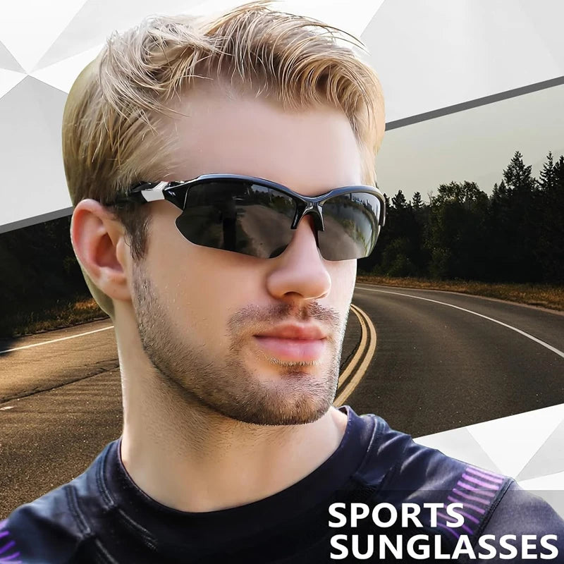 Gafas de Sol Deportivas Polarizadas con Protección UV - ¡Visión Clara y Estilo en tus Deportes Favoritos! 🌞🕶️