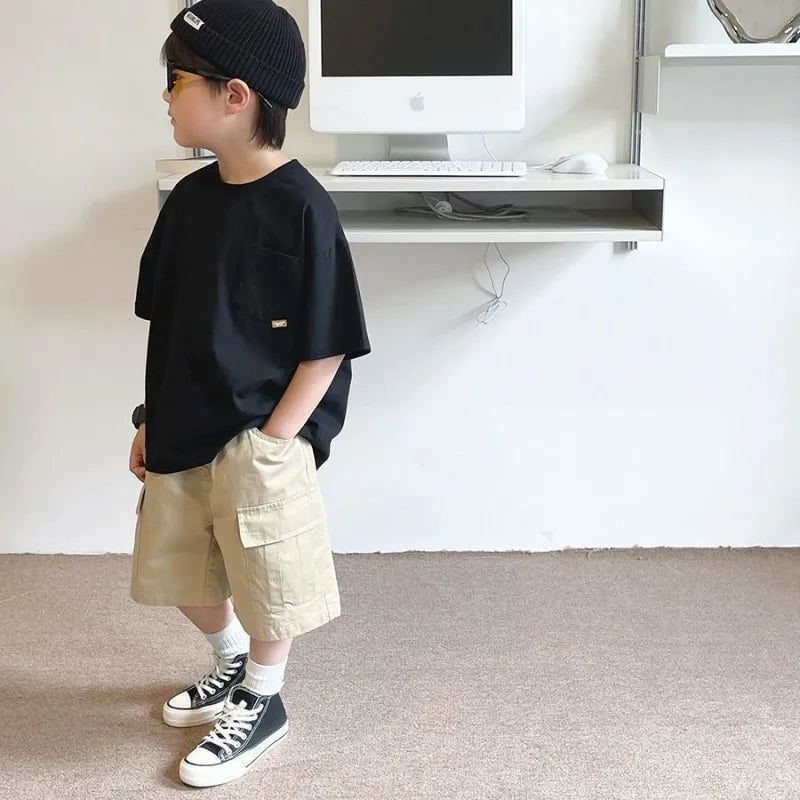 Shorts Verano Niños EAEOVNI: Libertad Movimiento y Estilo Casual 🌟