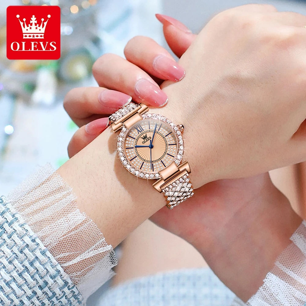 Reloj de Lujo OLEVS Original Full Diamond 💎