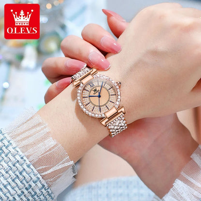 Reloj de Lujo OLEVS Original Full Diamond 💎