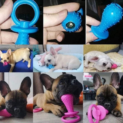 Juguete para Perros Pequeños en Forma de Chupete de Goma