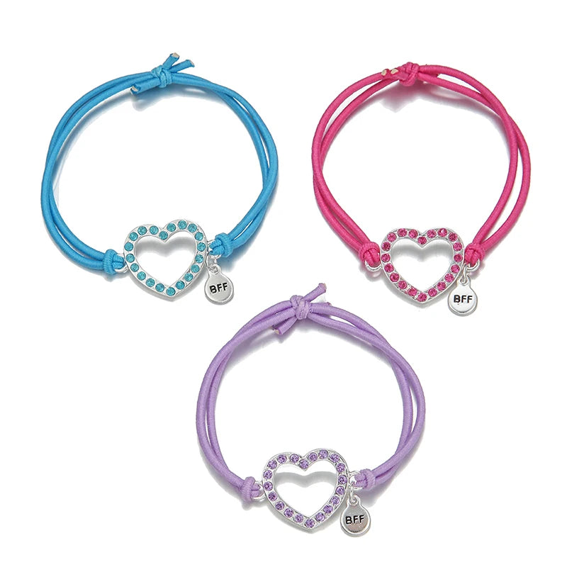 Set de Pulseras BFF Elegantes y Encantadoras