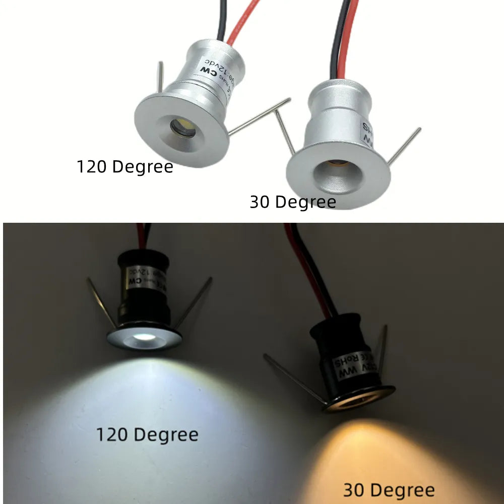 Foco Mini Spotlight Dimmable LED 1W - Iluminación Versátil y Duradera. ¡Envío rápido desde España!