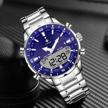 Reloj de Pulsera Militar de Lujo WWOOR - Resistente al Agua - Estilo Deportivo y Elegante