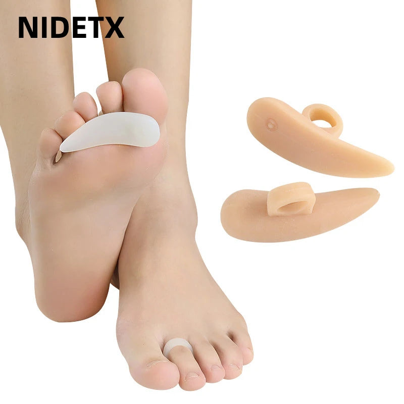 Separadores de Dedos de Gel de Silicona NIDETX - Alivio Instantáneo para Pies