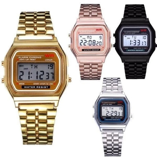 Reloj Digital LED Vintage - Elegante y Funcional