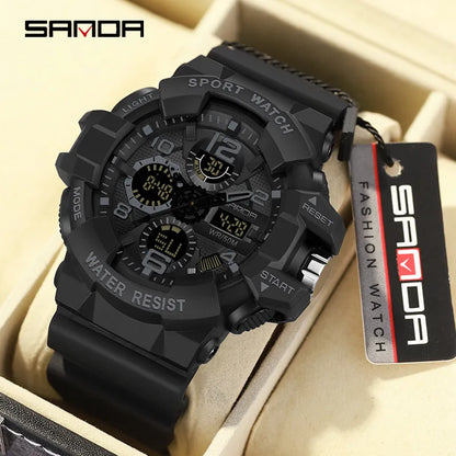 Reloj Deportivo Digital SANDA G- Style para Hombre | Resistente al Agua 5 Bar | Envío Rápido España | ¡Destaca en Estilo!