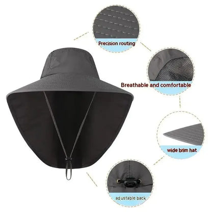 ¡Gorra Solar con Cuello Protector para Aventureros! 🌞🧢