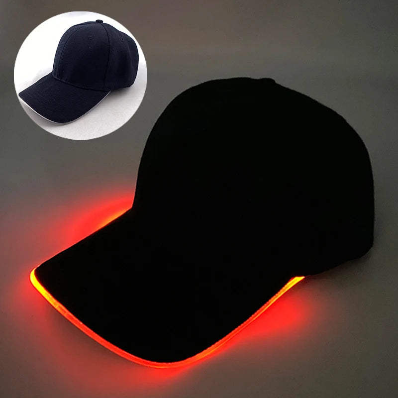 ¡Gorra de Béisbol LED - Resalta tu Estilo Nocturno! 🧢✨