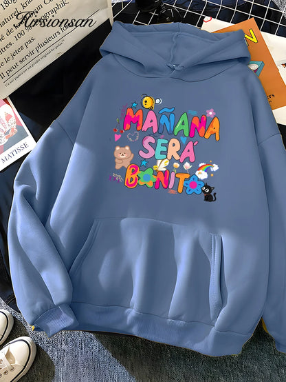 Sudadera Hirsionsan Rainbow Letter: ¡Calidad y estilo para el otoño 2023! 🌈