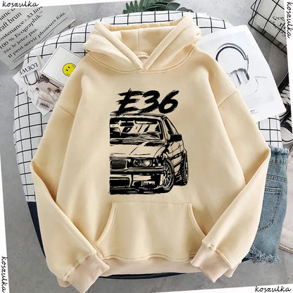 Sudadera E36 con Capucha | Envío Rápido | Calidad y Estilo - Otoño 2023 🚗