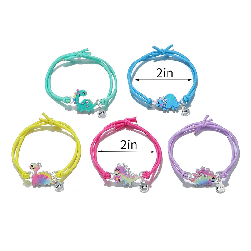 Set de 5 Pulseras Dinosaurio: Aventura Prehistórica en tu Muñeca 🦕🦖