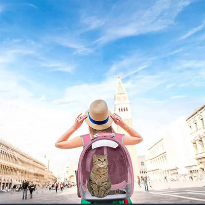 Mochila Burbuja de Lujo para Gatos: Estilo y Seguridad en cada Aventura 🐱🎒