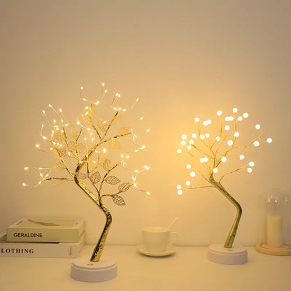 Mini Árbol de Navidad LED Touch para Decoración Festiva