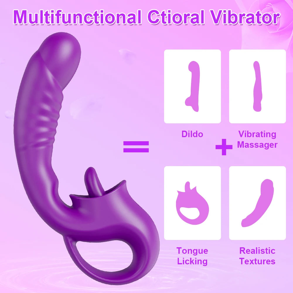 Vibrador Punto G Lamedor de UPTIE: Placer Múltiple, Satisfacción Garantizada