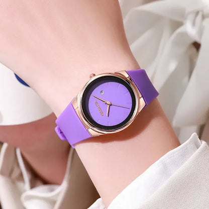 Reloj de Cuarzo zkceenier con Correa de Silicona para Mujeres: Elegancia Diaria 🌺