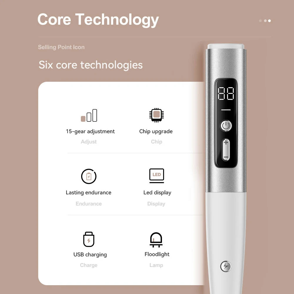 Plasma Pen de PASTSKY: Eliminador de etiquetas cutáneas y más