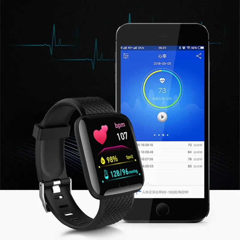 Smart Watch MOONBIFFY con Monitor de Presión Arterial y Ritmo Cardíaco 🌟