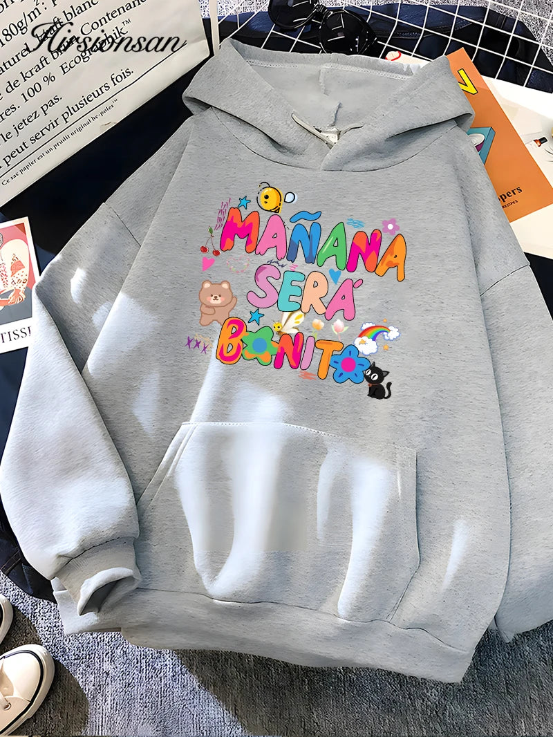 Sudadera Hirsionsan Rainbow Letter: ¡Calidad y estilo para el otoño 2023! 🌈