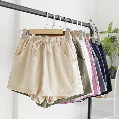 Shorts de Algodón y Lino para Mujer: Estilo Deportivo y Veraniego 🌟