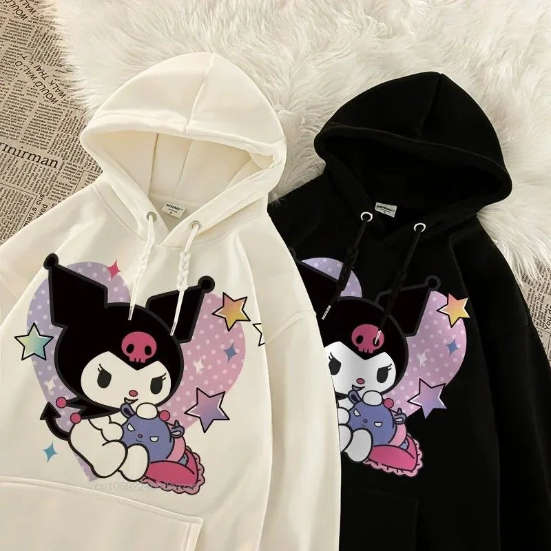 Sudadera Infantil Sanrio Kuromi: Moda Casual y Encanto 🎀