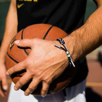 Pulsera Trenzada de Baloncesto Basketball Star - ¡Estilo y Pasión en Tu Muñeca!